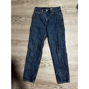 Vintage Levis 512 Slim Fit Tapered Leg Jeans Dark Wash Denim‎ Womens 10 M